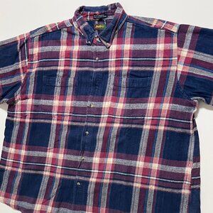 Jiminy Flannel Shirt Vintage Long Sleeve Casual Outdoor Gorpcore Men's size 3XB